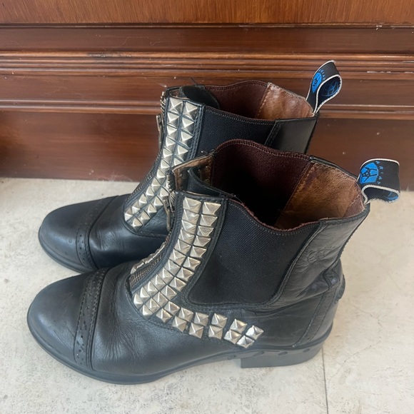 Arait studded boots moto bootie - Picture 3 of 9